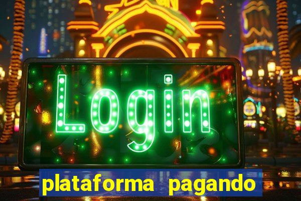 plataforma pagando no cadastro